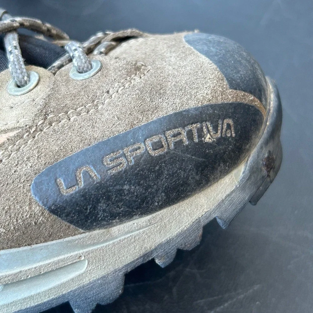 La Sportiva Gore-Tex Hiking Boots Mens‎ Size 8.5 Tan Black Made in Italy